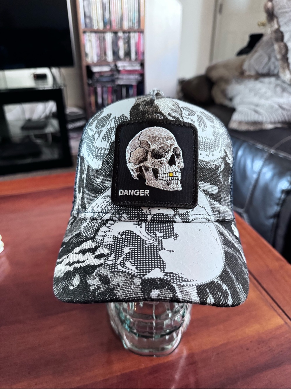 Goorin Bros. “BONE HEAD DANGER” Trucker Hat. Mesh SnapBack NWT